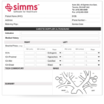 Carotid Ultrasound Report Template