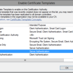 Certificate Authority Templates