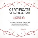 Certificate Of Attainment Template