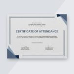 Certificate Of Attendance Conference Template