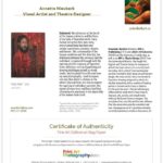 Certificate Of Authenticity Photography Template