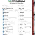 Certificate Of Inspection Template