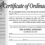 Certificate Of Ordination Template