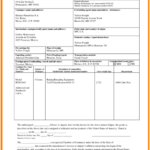 Certificate Of Origin For A Vehicle Template