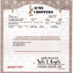 Certificate Of Origin For A Vehicle Template