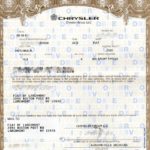 Certificate Of Origin For A Vehicle Template