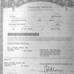 Certificate Of Origin For A Vehicle Template