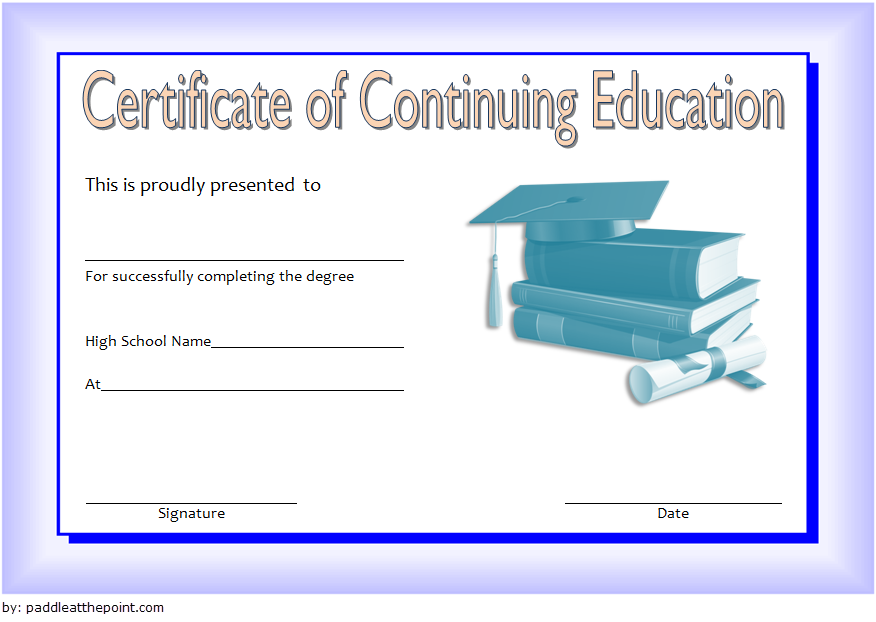 Ceu Certificate Template