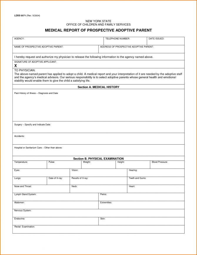 Chiropractic X Ray Report Template