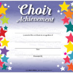 Choir Certificate Template