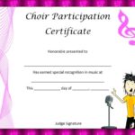 Choir Certificate Template