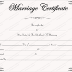 Commemorative Certificate Template