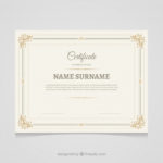 Commemorative Certificate Template