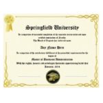 Continuing Education Certificate Template