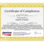 Continuing Education Certificate Template