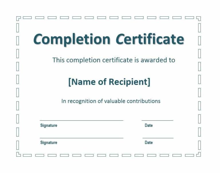 Continuing Education Certificate Template (6) TEMPLATES EXAMPLE