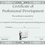 Continuing Education Certificate Template