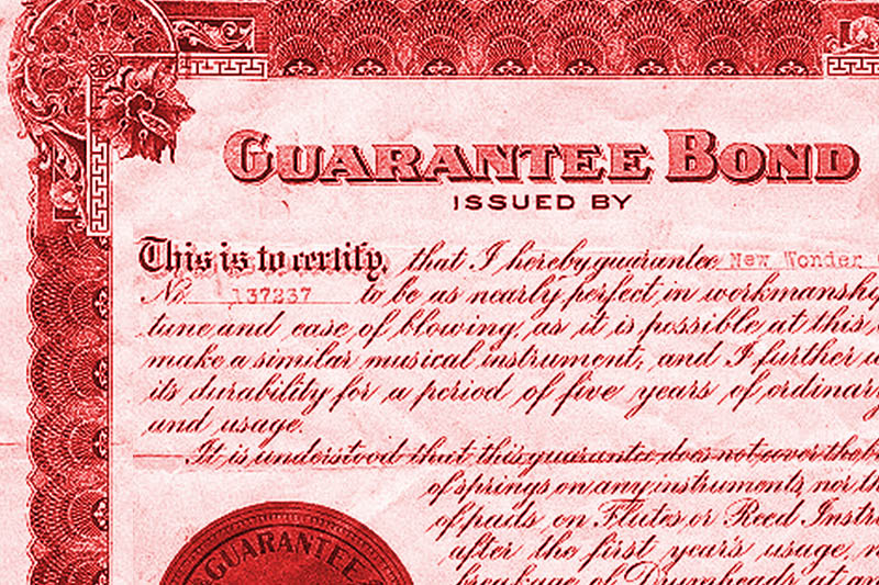 Corporate Bond Certificate Template