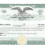 Corporate Bond Certificate Template