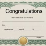 Crossing The Line Certificate Template
