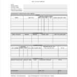 Daily Activity Report Template