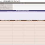 Daily Project Status Report Template