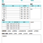 Daycare Infant Daily Report Template