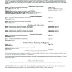 Death Certificate Translation Template