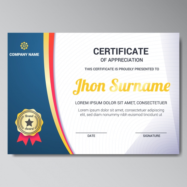 Design A Certificate Template