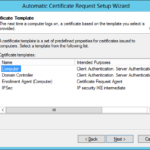 Domain Controller Certificate Template