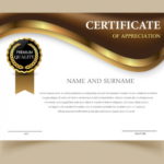 Elegant Certificate Templates Free