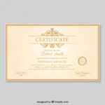 Elegant Certificate Templates Free