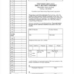 Employee Daily Report Template