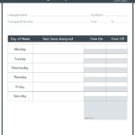 Employee Daily Report Template