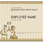 Employee Of The Year Certificate Template Free