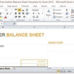 End Of Day Cash Register Report Template