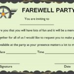 Farewell Certificate Template