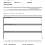 Fault Report Template Word