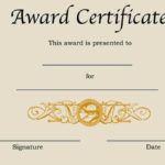 Felicitation Certificate Template