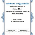 Felicitation Certificate Template