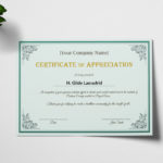 Felicitation Certificate Template