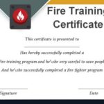 Fire Extinguisher Certificate Template