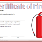 Fire Extinguisher Certificate Template