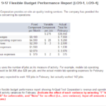 Flexible Budget Performance Report Template