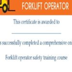 Forklift Certification Card Template