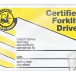 Forklift Certification Card Template