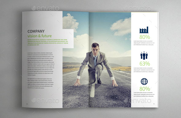 Free Annual Report Template Indesign