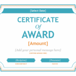 Free Certificate Templates For Word 2007