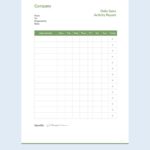Free Daily Sales Report Excel Template