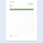 Free Daily Sales Report Excel Template